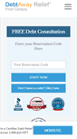 Mobile Screenshot of debtaway.com